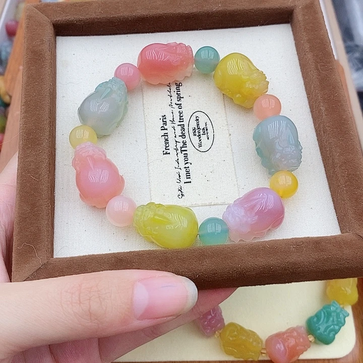 玛瑙未镶嵌手饰手串017