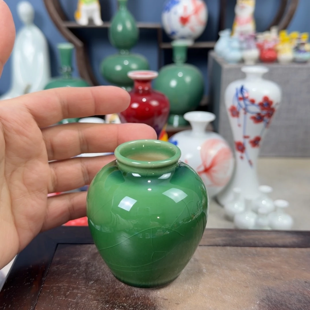 陶瓷手工小花器摆件