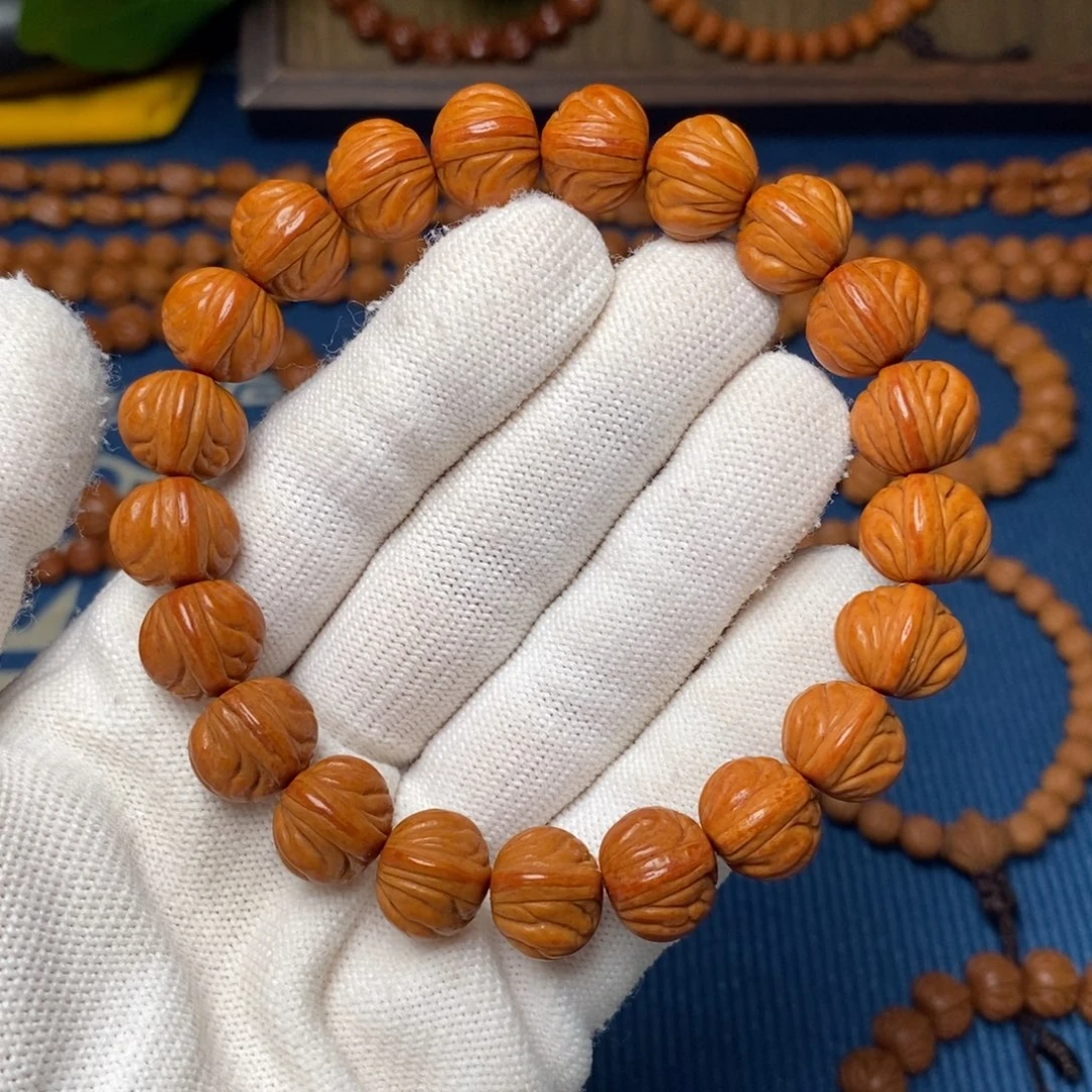 手串桃核13mm野生柿子红桃核手串（活动价）