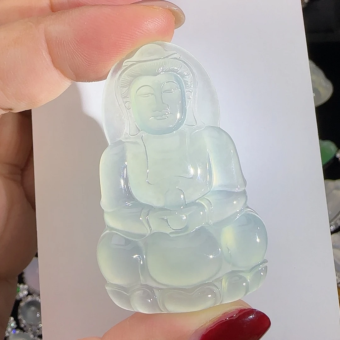 翡翠未镶嵌颈饰天然翡翠
