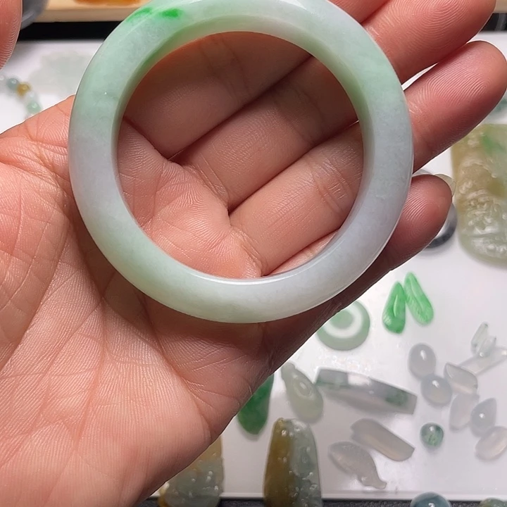 定制翡翠未镶嵌52➕圈口