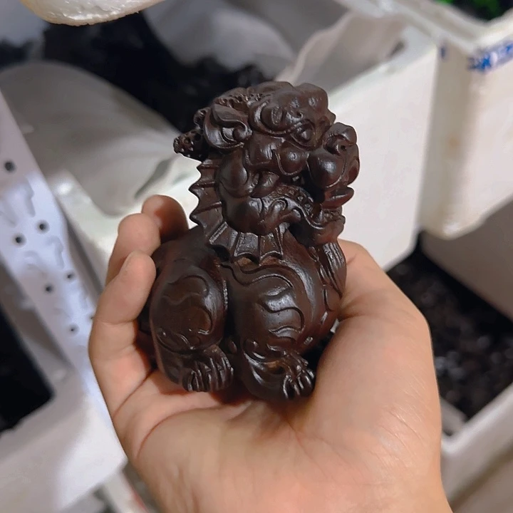 木黑檀木10麒麟小兽