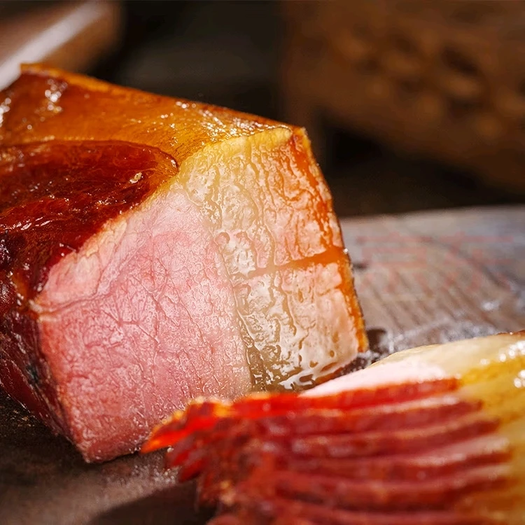 恩施柏枝树烟熏后腿座子肉