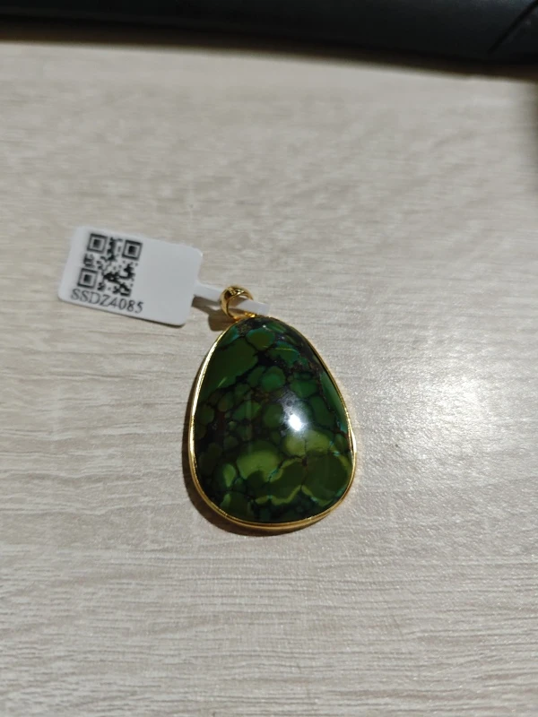 充填绿松石松石吊坠SSDZ4085