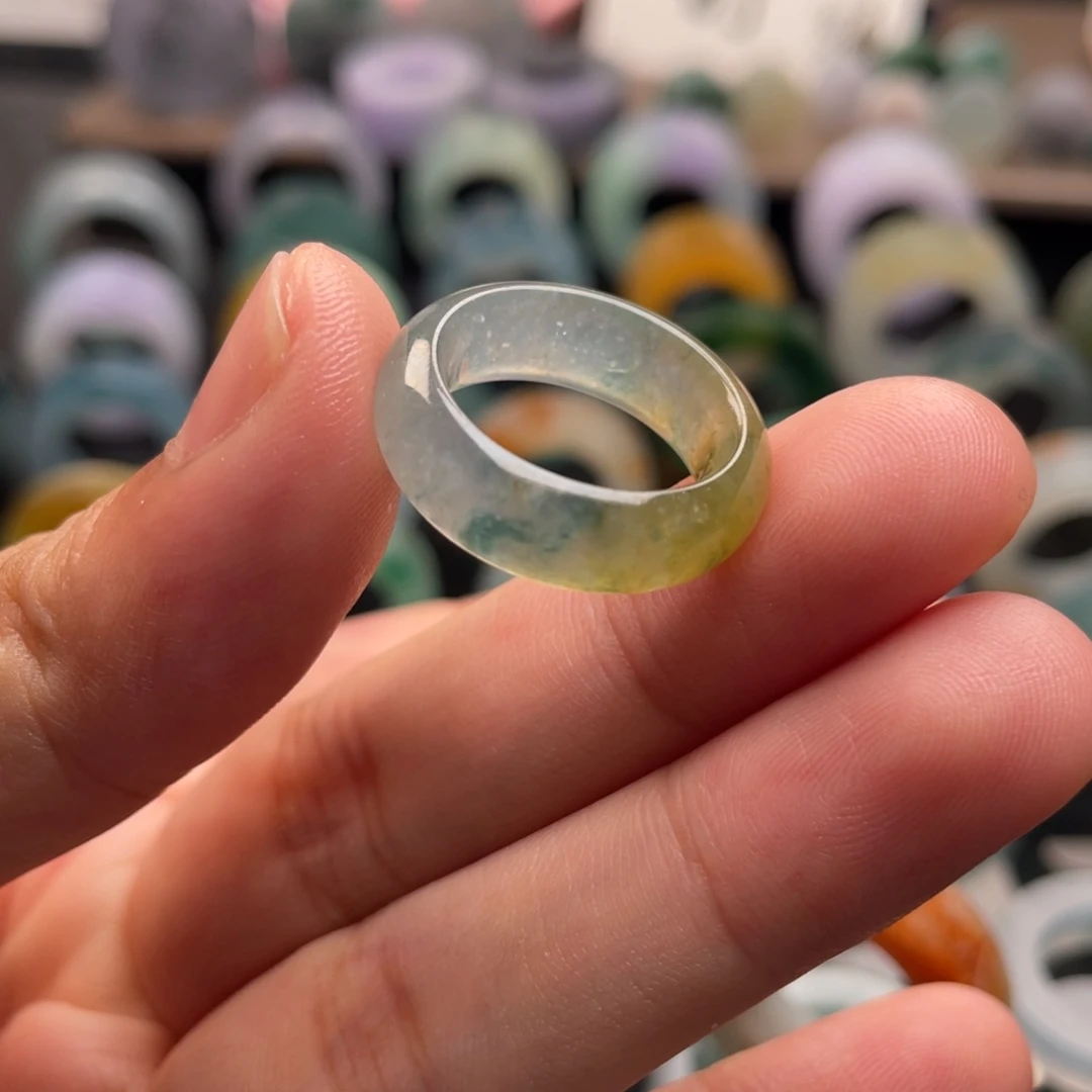 定制翡翠未镶嵌  黄金冰川