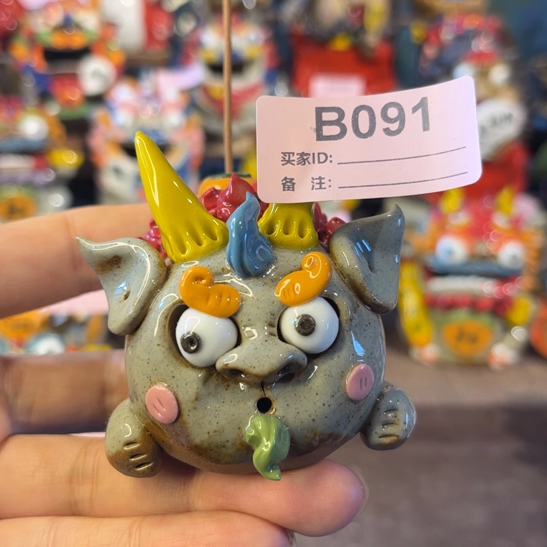 泥塑纯手工茶宠摆件