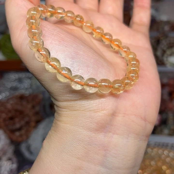 水晶手链未镶嵌黄水晶13