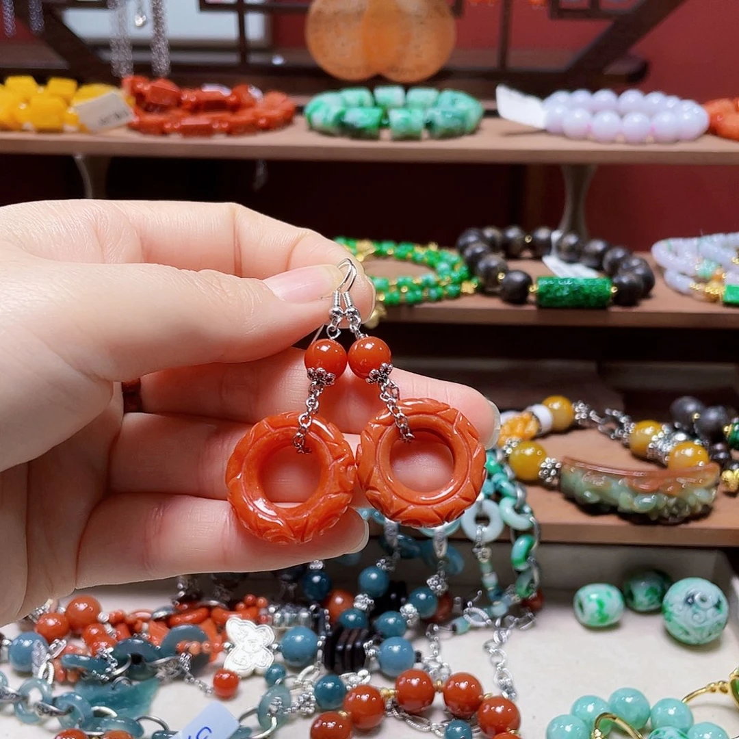 翡翠未镶嵌手链饰品