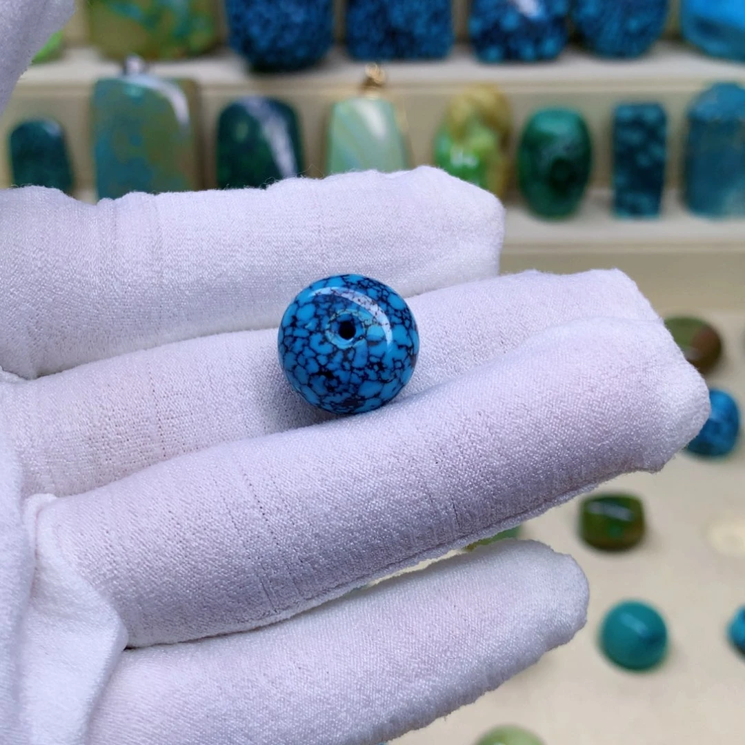 绿松石未镶嵌三彩随行