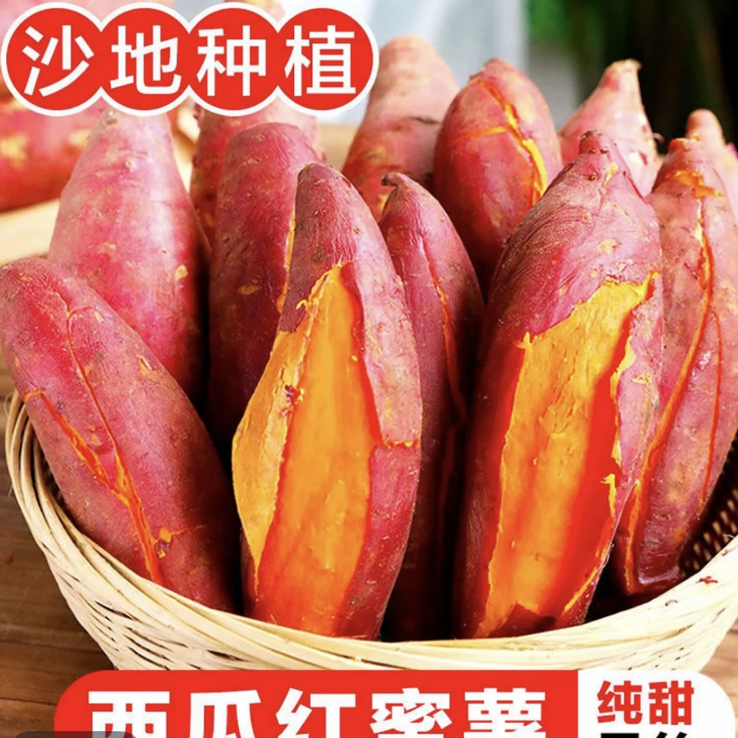 【产地直发】（西瓜红蜜薯）现挖新鲜沙地甜蜜薯红心番薯地瓜软糯香甜