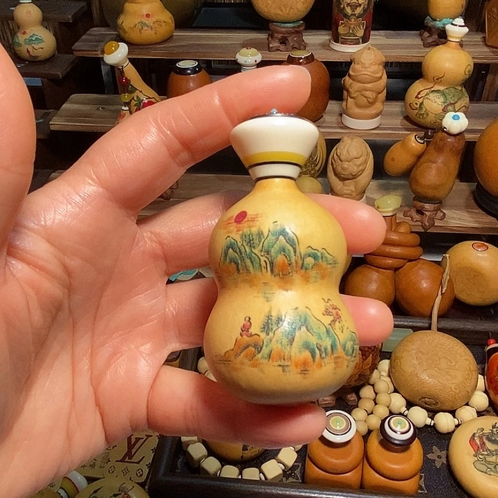 手工针刺胖墩八宝葫芦