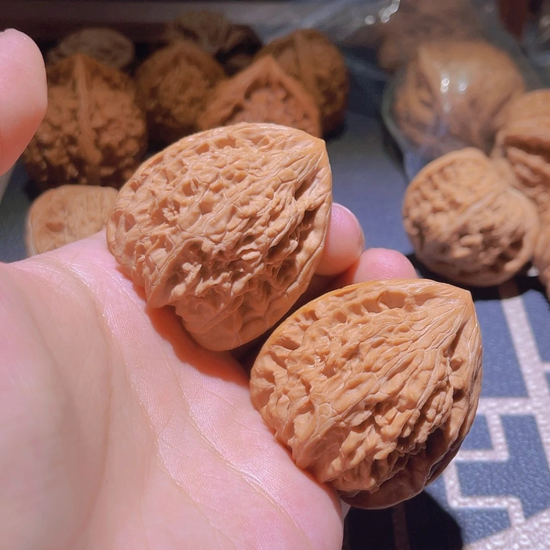 吊坠文玩核桃大**瓷磨盘