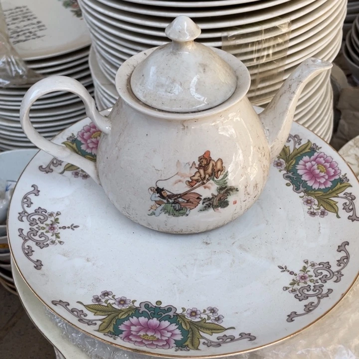 琉璃手工艺品陶瓷艺术摆件 多孔茶壶