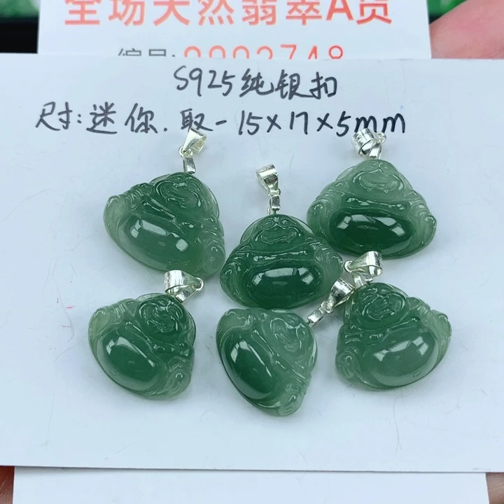 翡翠挂件银S925镶嵌多样性发其1