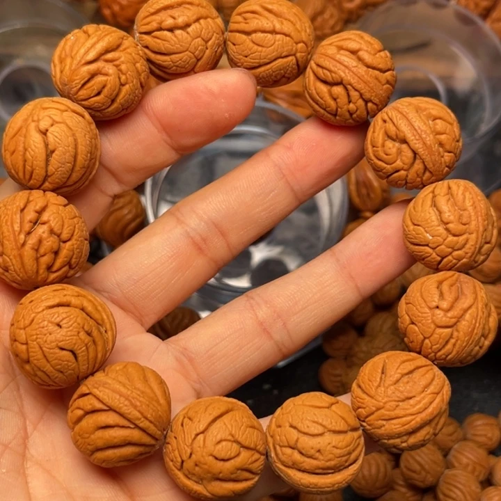 桃核手串龙纹桃核66