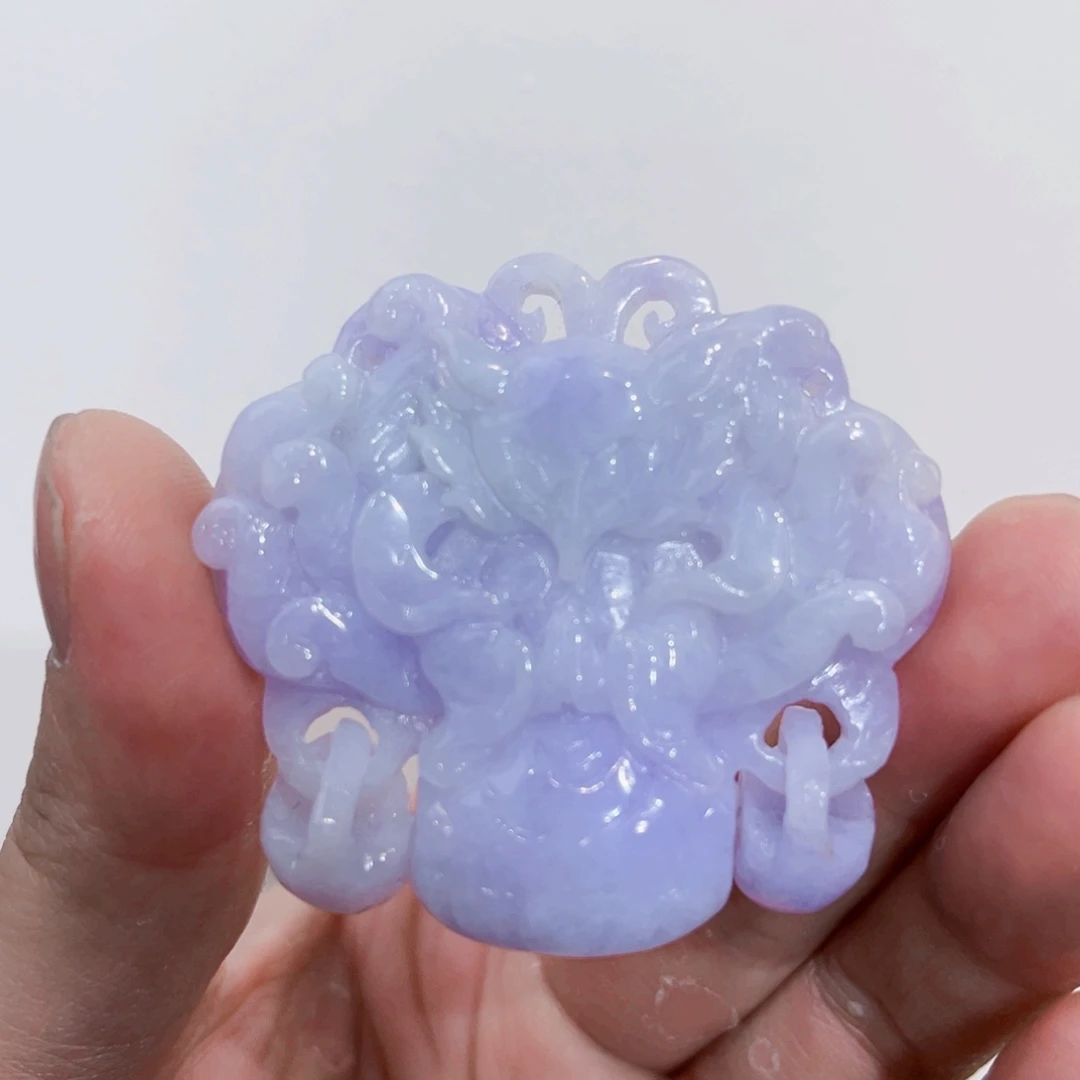 翡翠未镶嵌吊坠(赠链)代编织