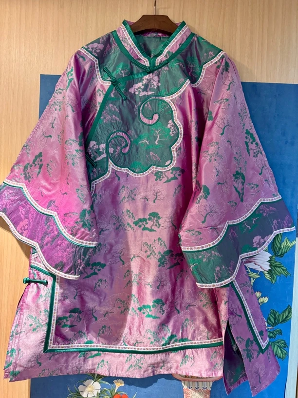 中式波浪袖浮光锦