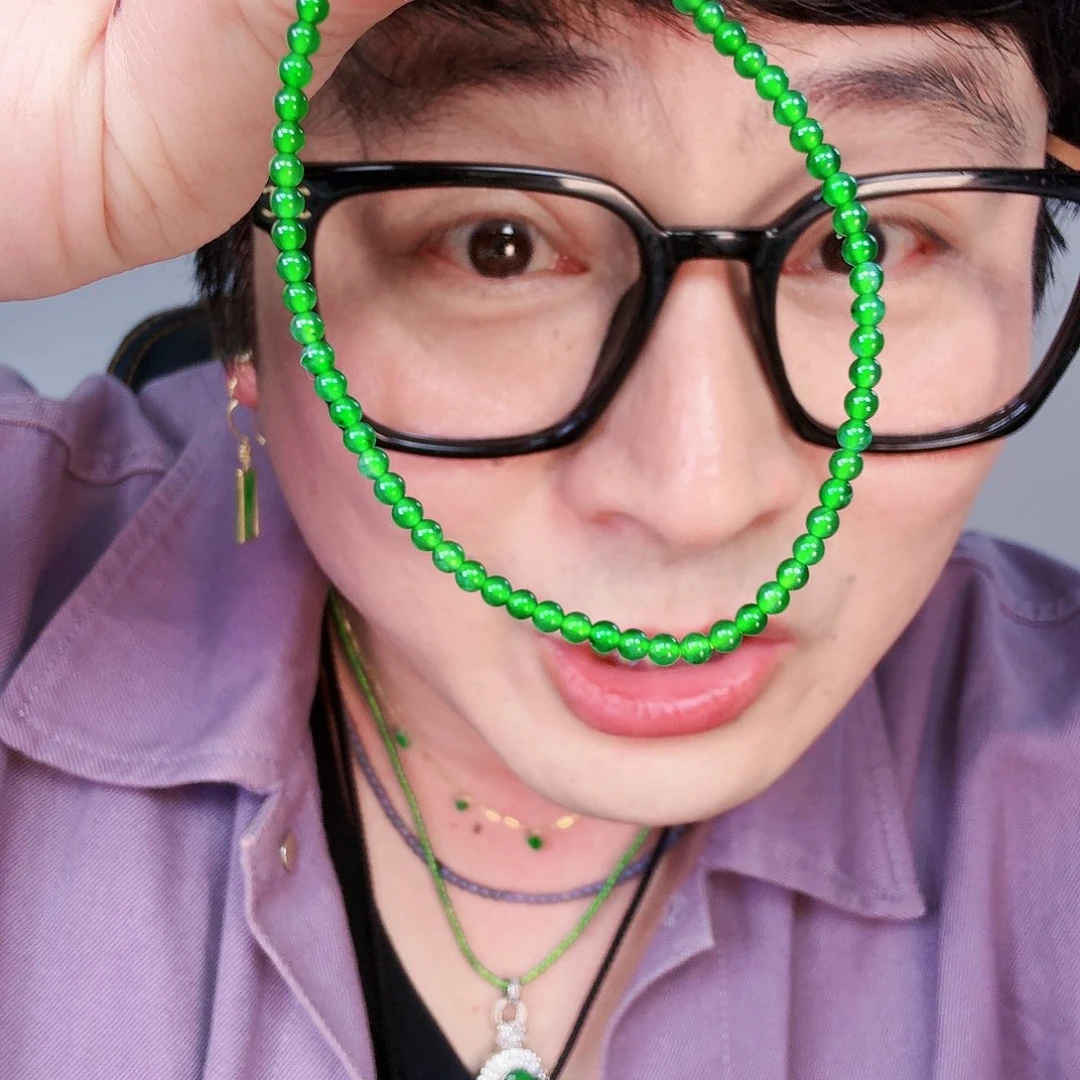 翡翠颈饰未镶嵌一个