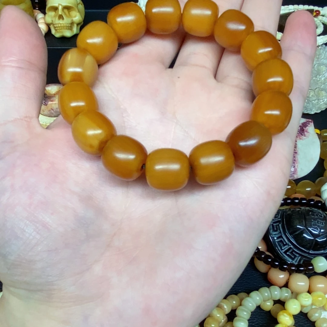 牛骨手串/手链14mm牦牛角骨