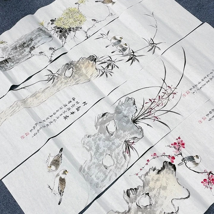 国画纯手绘国画作品鉴赏