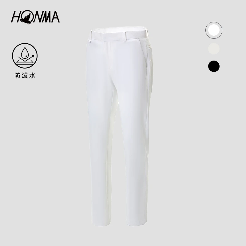 【专业高尔夫】HONMA男士长裤简约休闲大方修身运动气质HMJC800R301