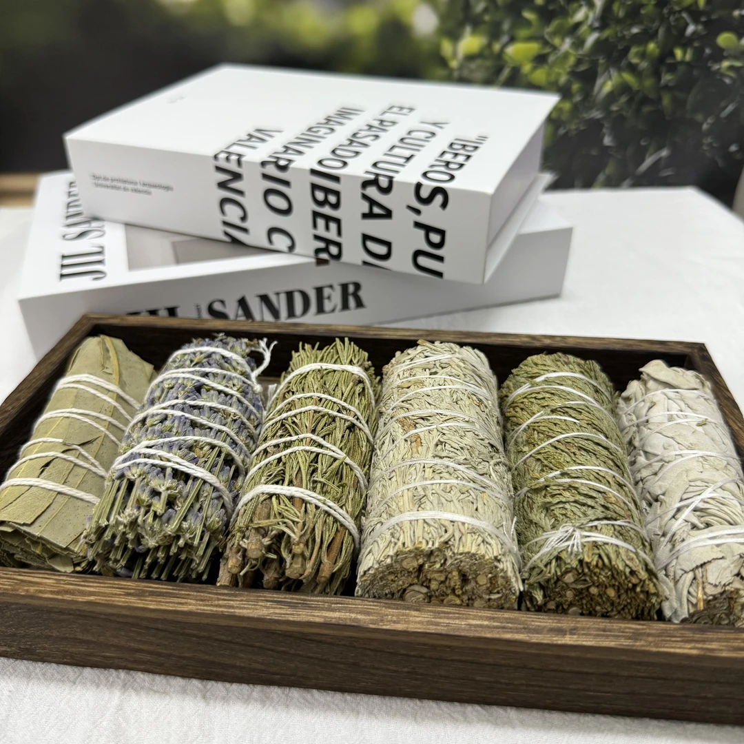 云麓之家天然植物香薰草仗美国白鼠尾草 雪松 迷迭香 薰衣草 圣木