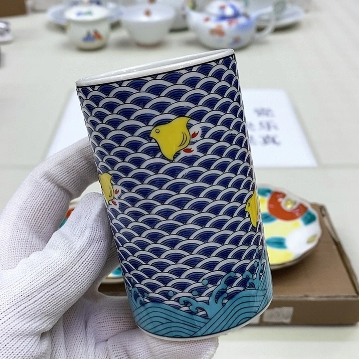 摆件九谷正品保真