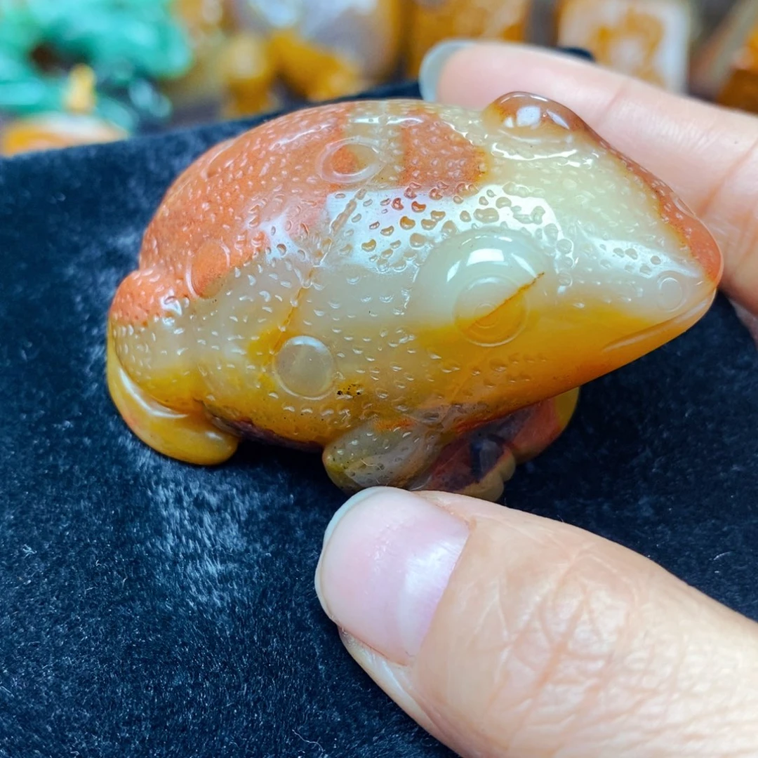 未镶嵌石英质玉（黄龙玉）颈饰
