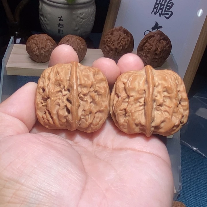 吊坠文玩核桃平谷方块