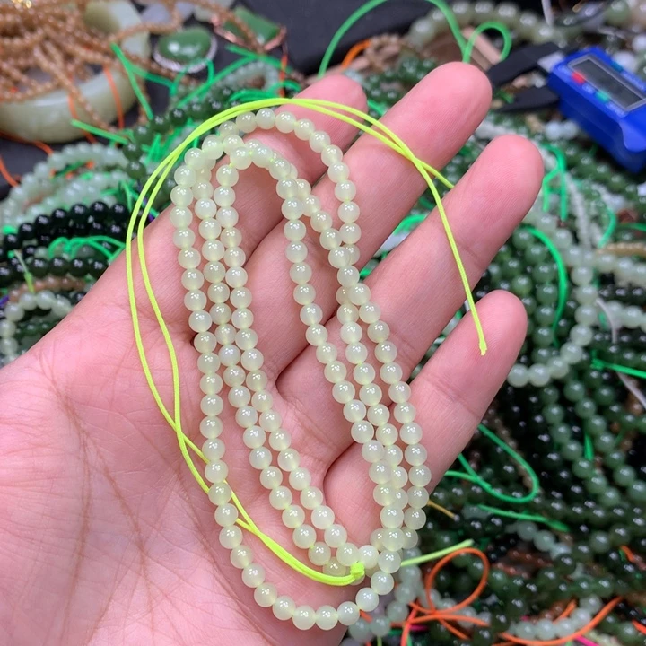 和田玉未镶嵌手链61