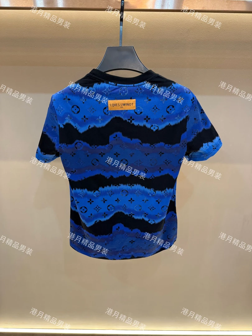 男士夏季新款轻奢休闲百搭修身时尚半袖K391