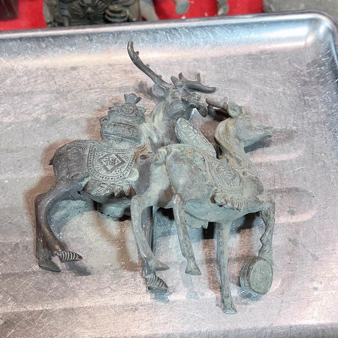 第*天黄铜摆件工艺品，