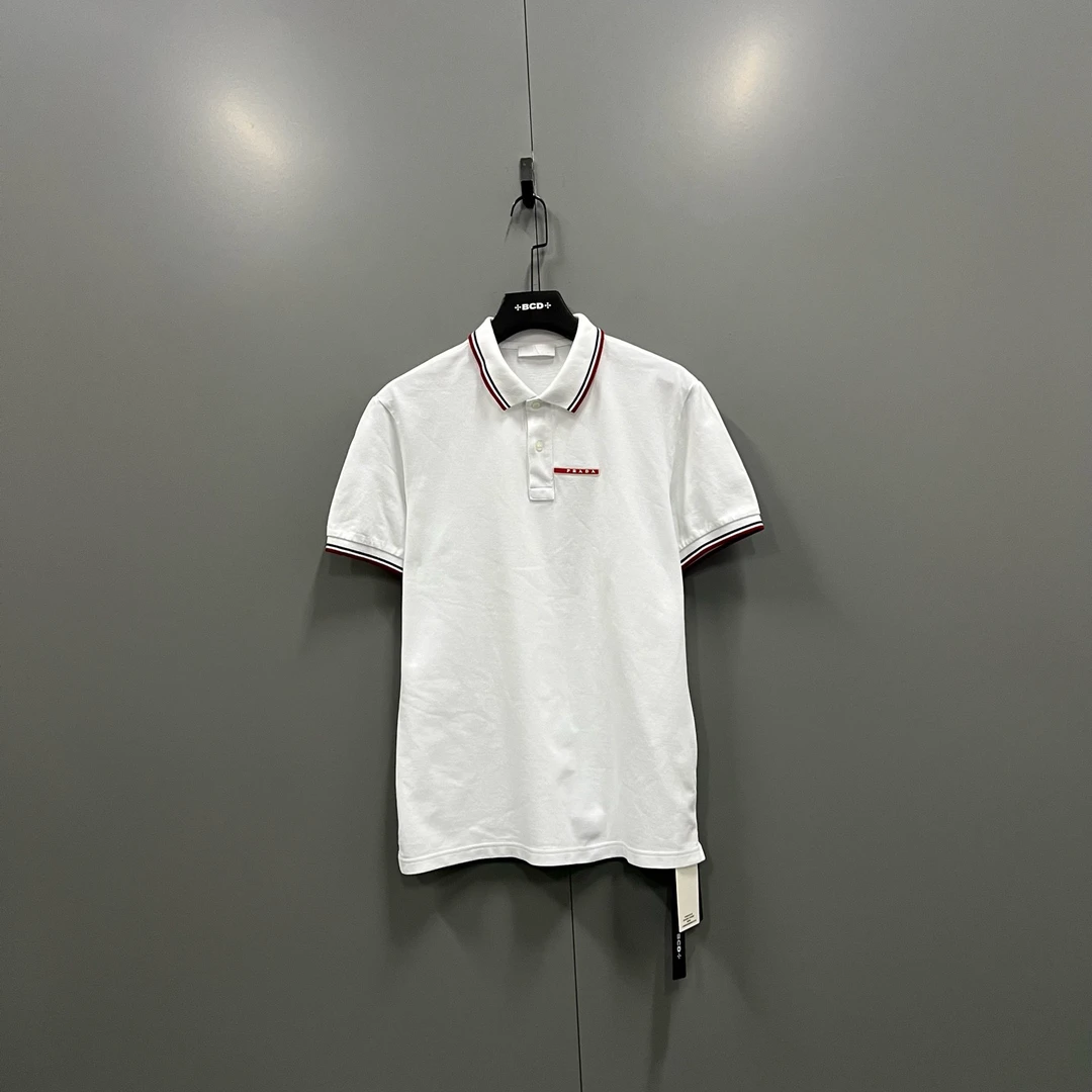 95新 Prada/普拉达 jp1217 贴标短袖polo衫 XL 610261