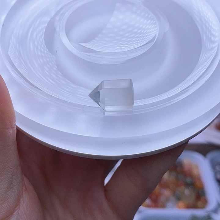 水晶天然水晶定制打孔不退换未镶嵌