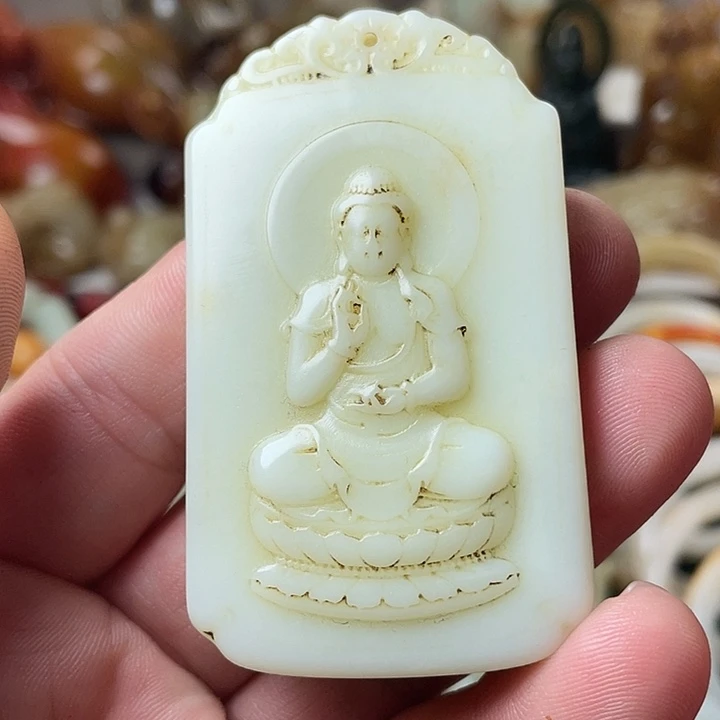 和田玉未镶嵌项链