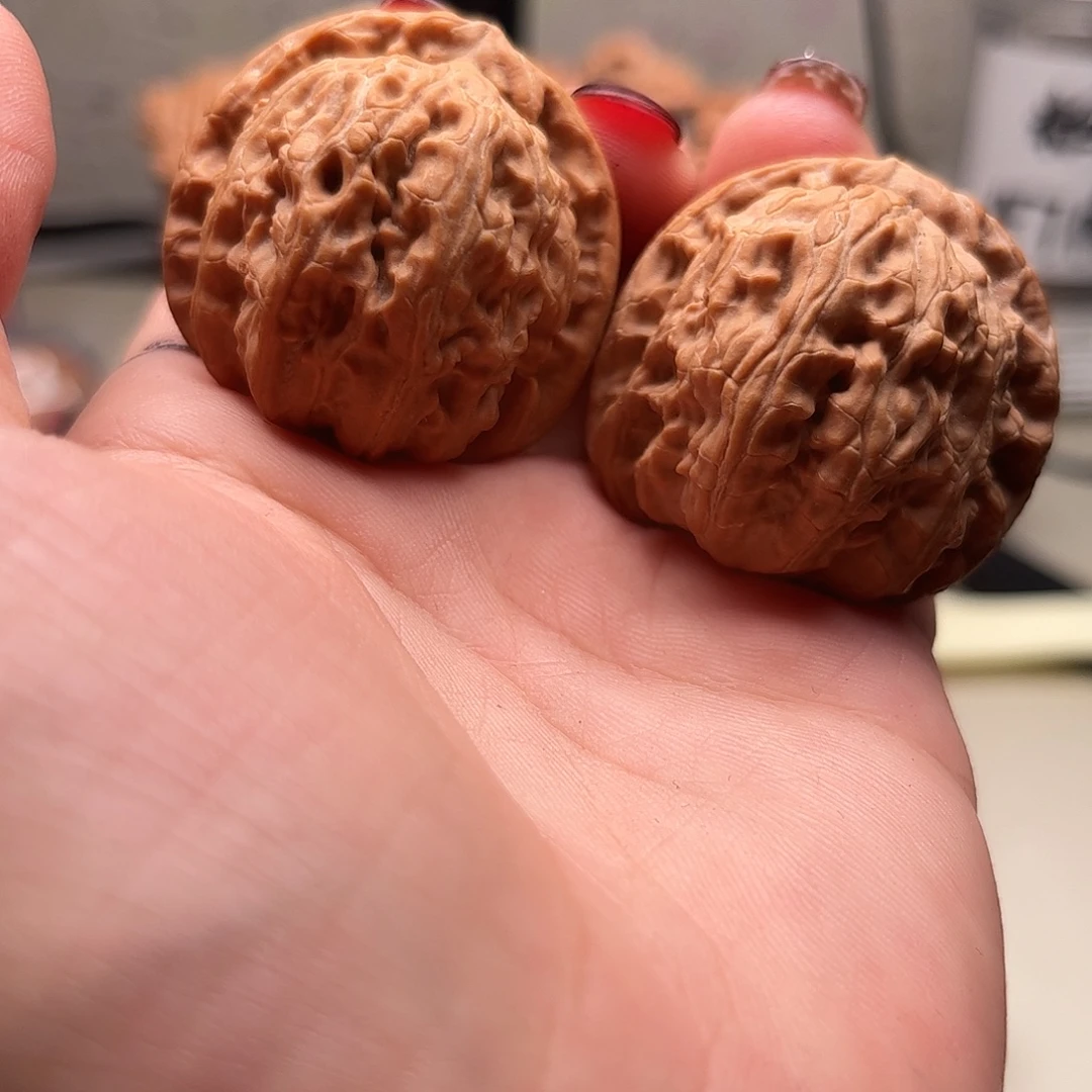 吊坠文玩核桃白狮子