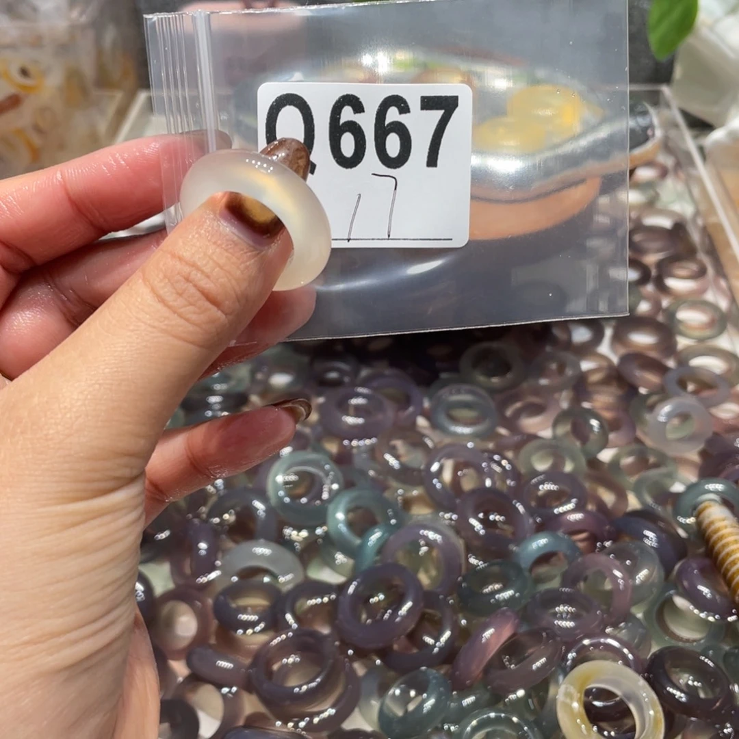 玛瑙/玉髓未镶嵌戒指667