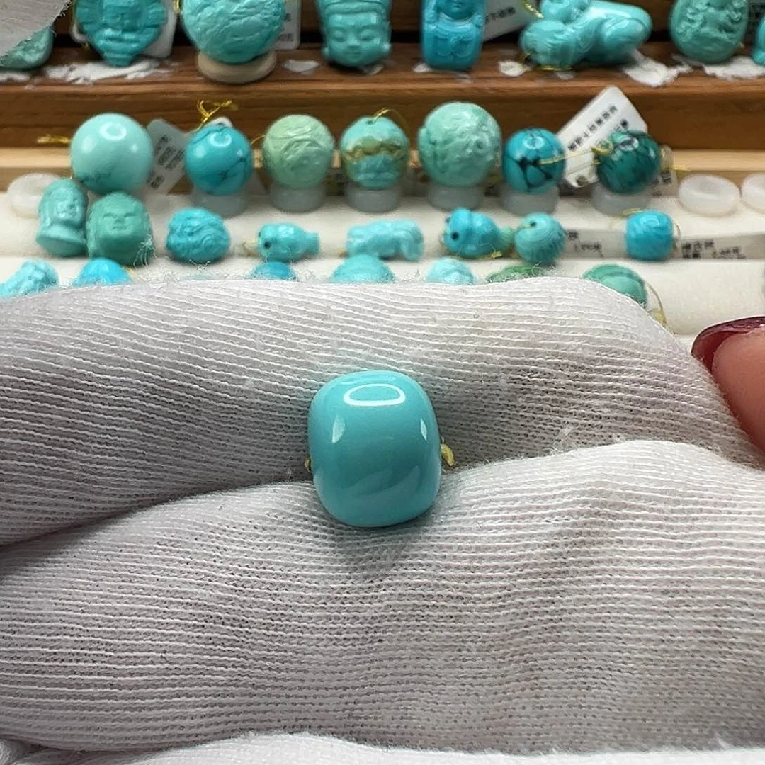 绿松石老型珠 未镶嵌