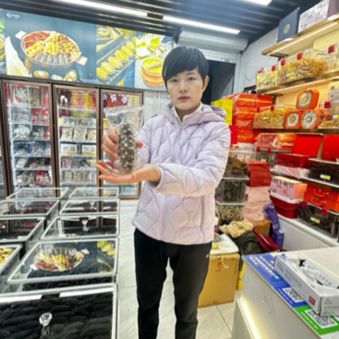 高品质野生鲜食海参，参壁厚实饱满，内筋完整干净，1000克（12-24个）即拍即送2只试吃