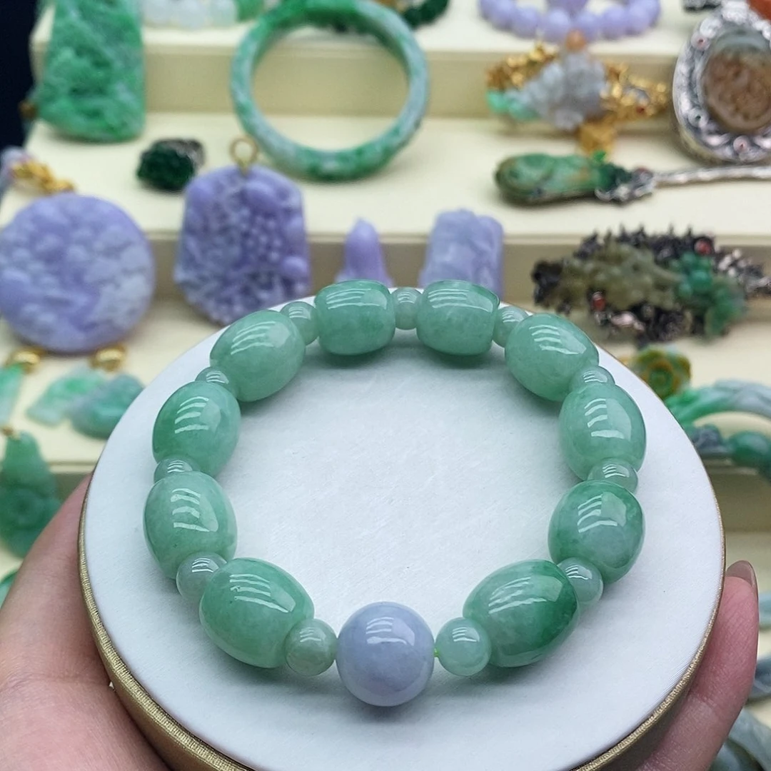 未镶嵌手串翡翠手串