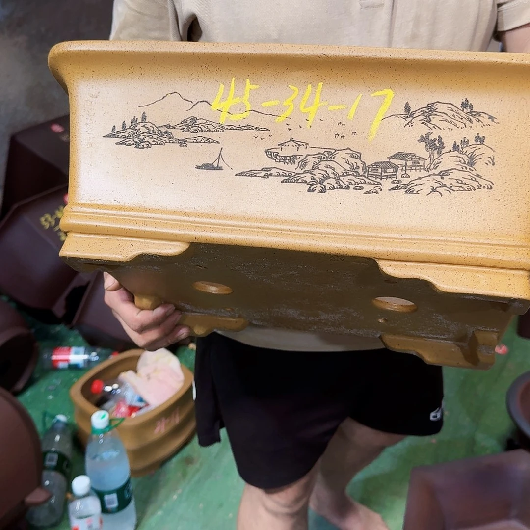 紫砂花盆紫砂花盆