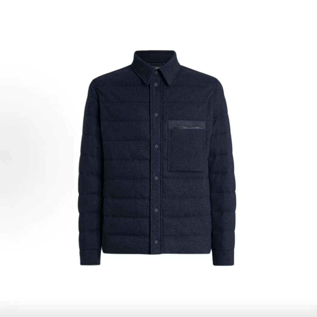 Z秋冬款鹅绒商务老钱休闲中薄羽外套（卡码拍小）