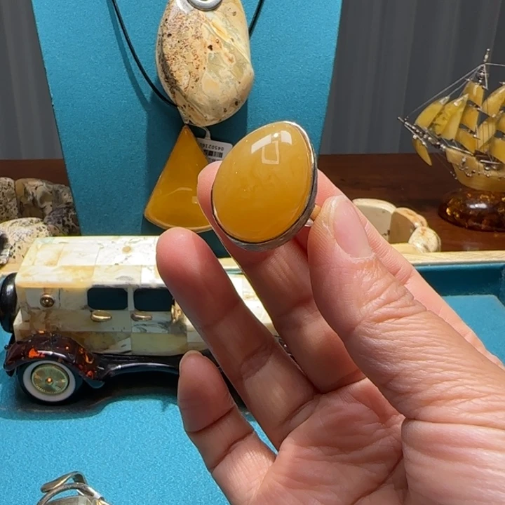 琥珀未镶嵌手链波兰设计款琥珀蜜蜡