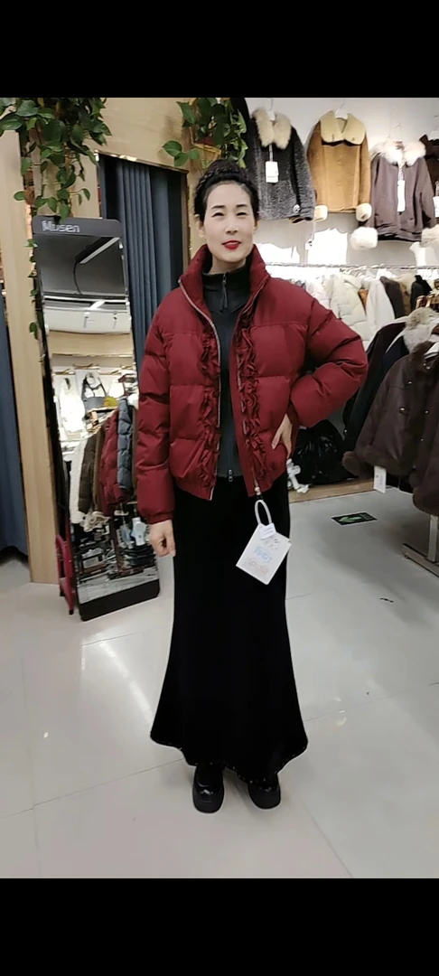 冬季短款云绒棉衣休闲时尚款