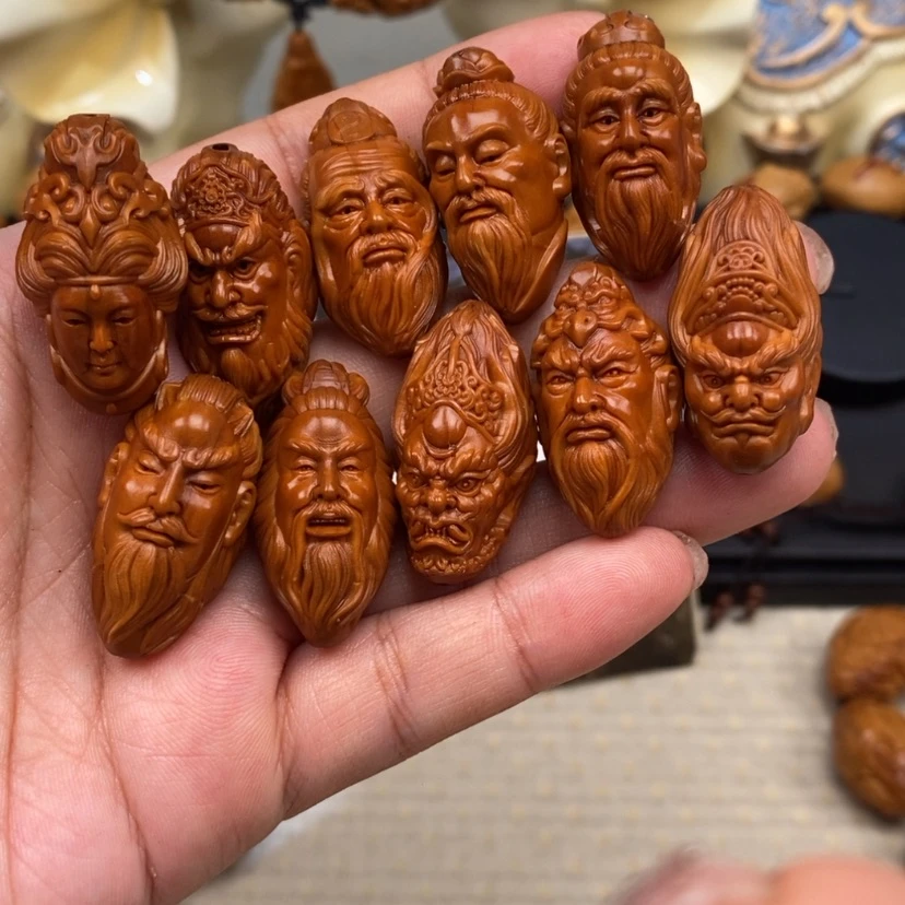 【闪购商品】橄榄核吊坠橄榄手工雕刻工艺