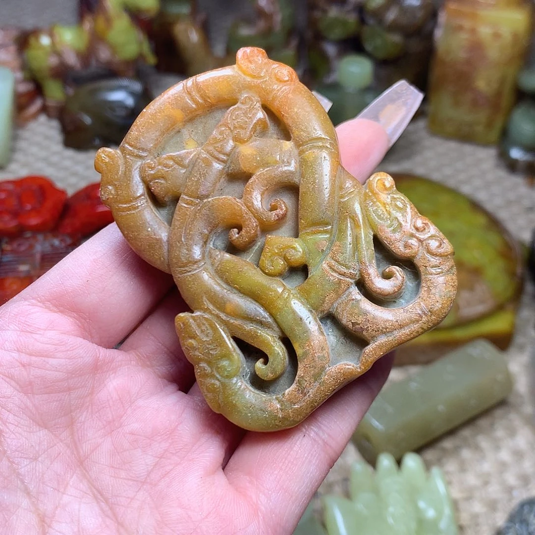 白玉菩提吊坠挂件