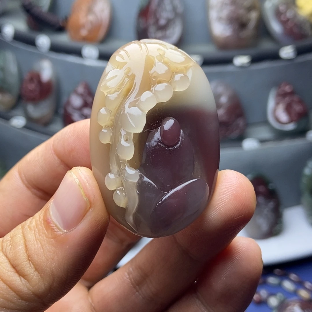 玛瑙/玉髓未镶嵌颈饰
