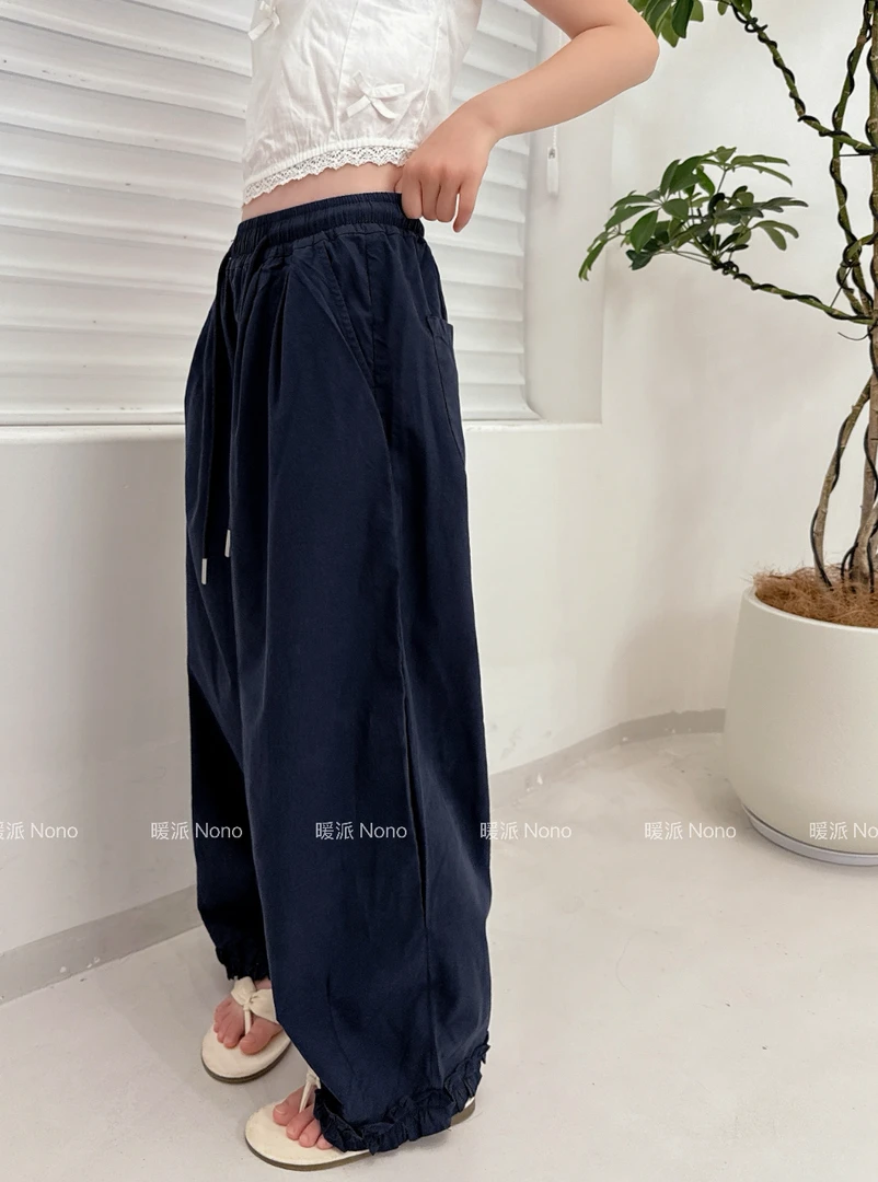 暖派Nono儿童裤子爆款2025新款独特洋气时髦女童装夏装潮款高级感