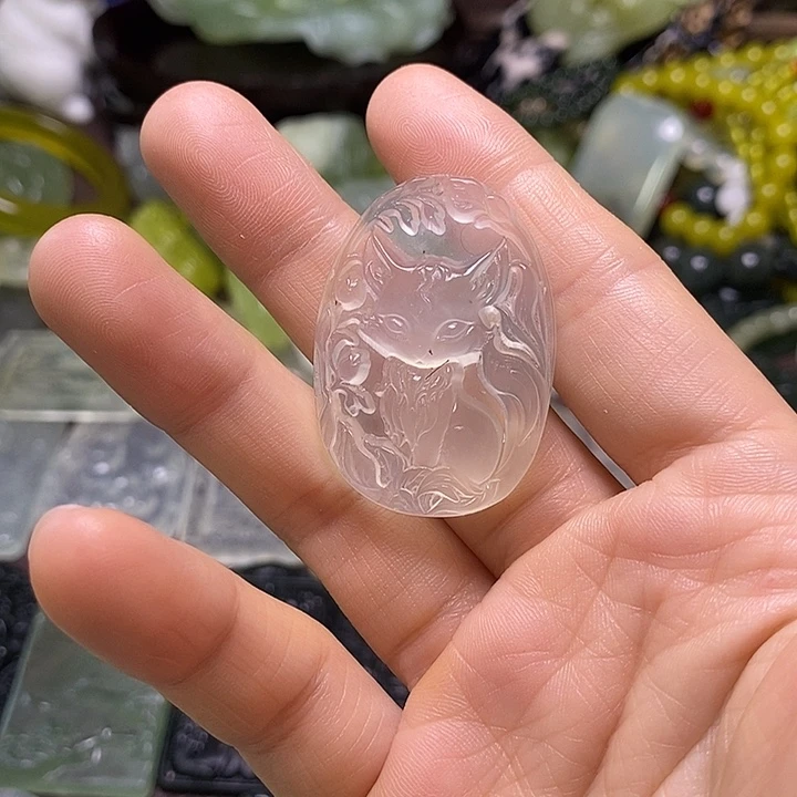 岫玉未镶嵌岫玉颈饰