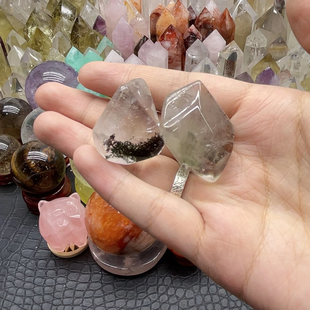 珠宝半成品水晶未镶嵌72幽灵随行